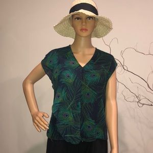 Michael Kors Green Blouse Top